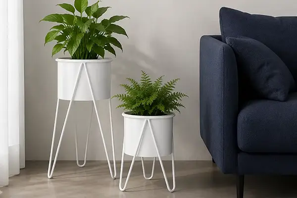 Tại sao Giá đỡ hoa ngoài trời bằng sắt hình trụ lại thu hút được sự chú ý đối với việc trưng bày chậu đơn trong gia đình và cơ sở bán lẻ?