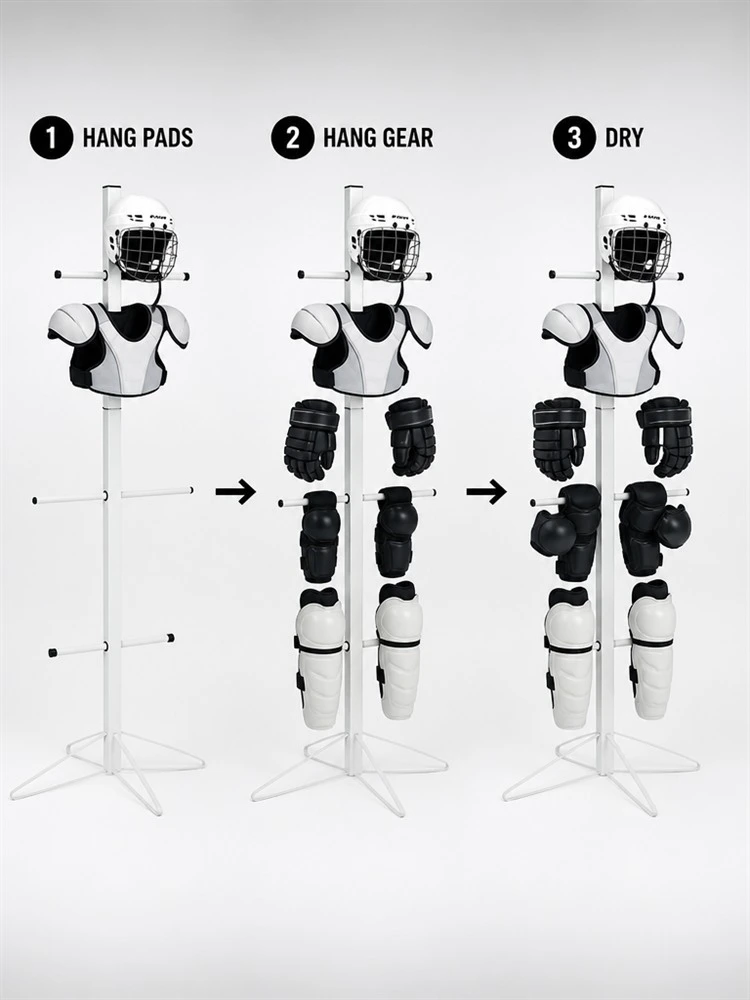 Detachable Hockey Equipment Drying Rack